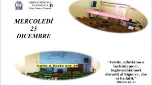CULTI SPECIALI A GISSI E VASTO